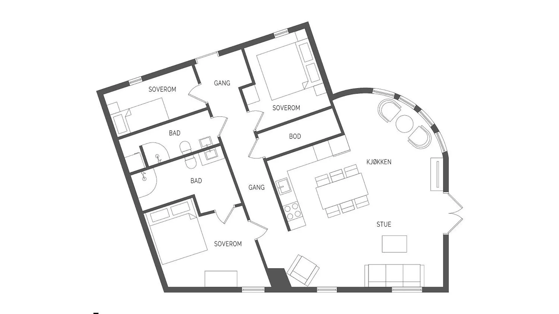 Stay L Urban - Spacious Apartment With Private Terrace 베르겐